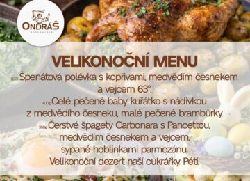 Velikonoční menu Velikonoční menu