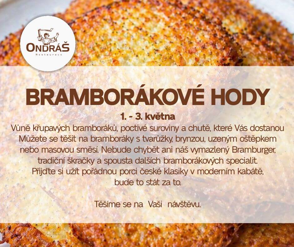 Bramborákové hody 1. - 3. května