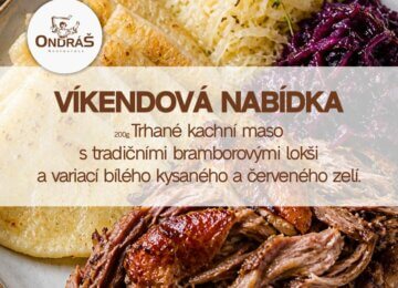 Víkendové menu 8. – 10. 5. 26