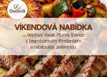 Víkendové menu 22. – 24. 5. 26