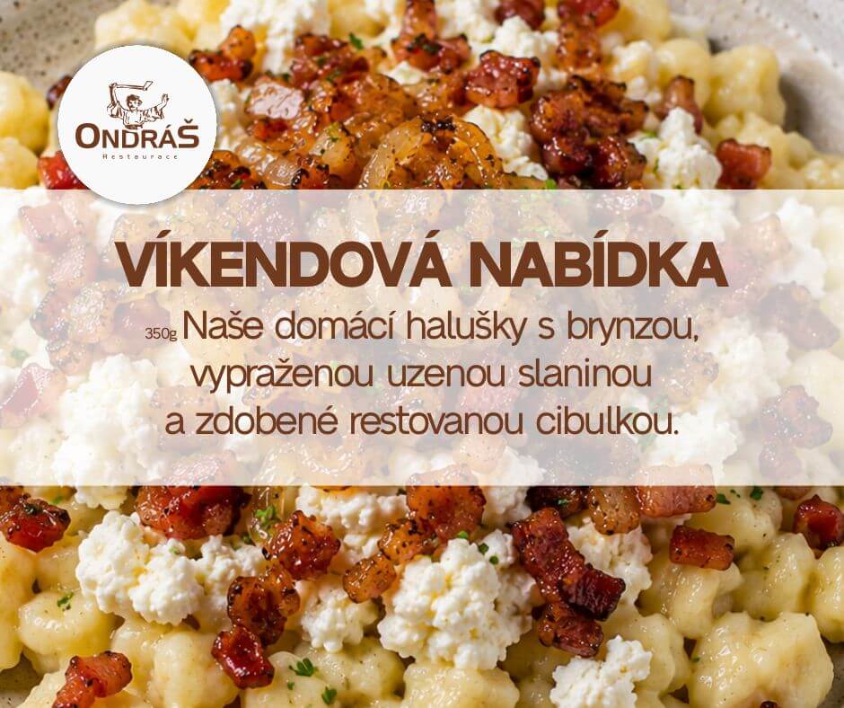 Víkendové menu 29. – 31. 5. 26