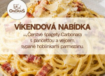 Víkendové menu 12. – 14. 6. 26