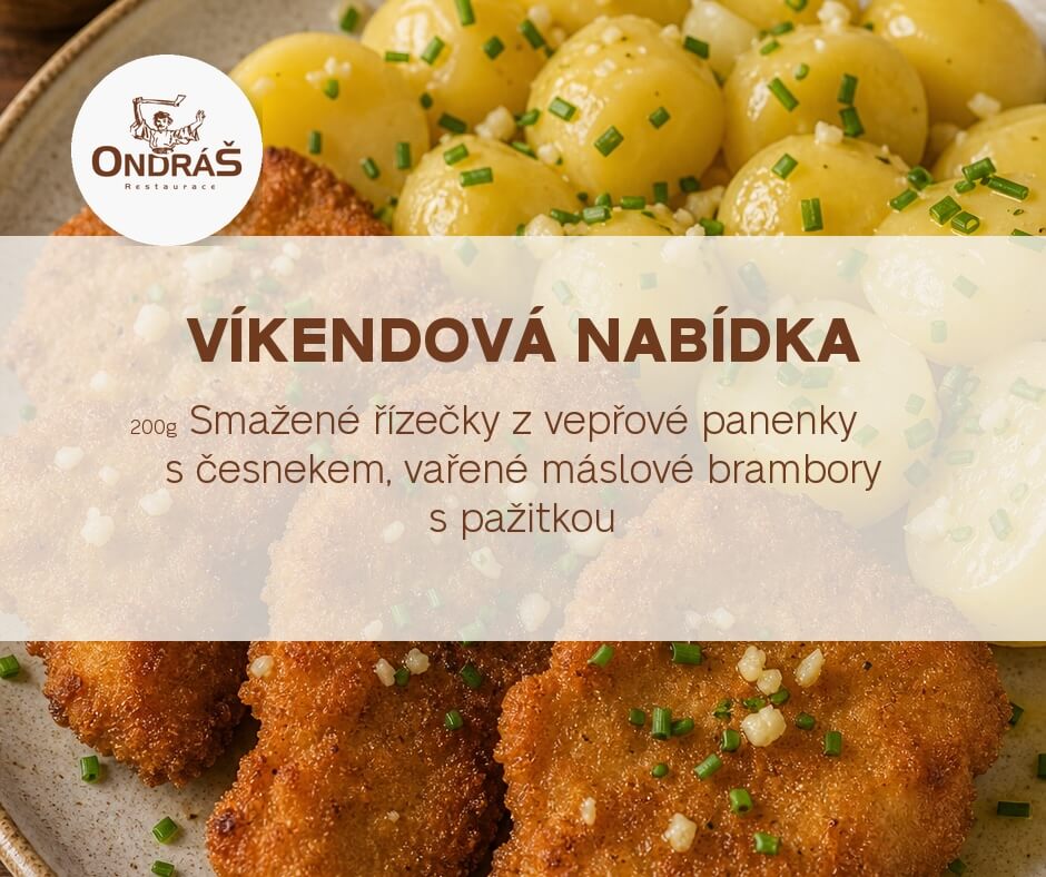 Víkendové menu 17. – 19. 7. 26