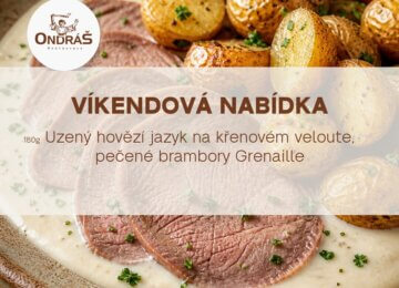 Víkendové menu 31. 7. – 2. 8. 26 Víkendové menu 31. 7. – 2. 8. 26