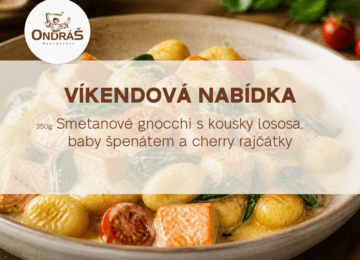 Víkendové menu 4. – 6. 9. 26
