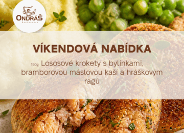 Víkendové menu 14. – 16. 8. 26 Víkendové menu 14. – 16. 8. 26
