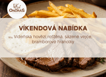 Víkendové menu 11. – 13. 9. 26