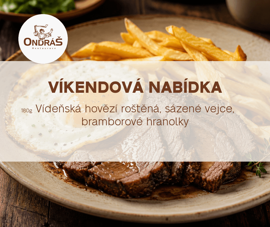 Víkendové menu 11. – 13. 9. 26